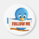 Twitter-folgen Sie Magnete