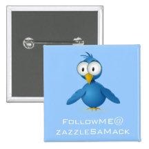 Twitter-Follow-me @ Ihr Benutzername Button