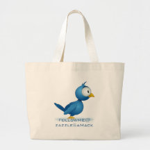 Twitter-Follow-me @ Ihr Benutzername Taschen