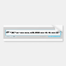 Twitter Hashtag # Trendsetter Auto Sticker