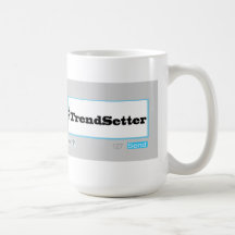 Twitter Hashtag # Trendsetter Tee Tassen