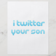 Twitter I Ihr Sohn Custom Flyer