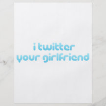 Twitter I Ihre Freundin Vollfarbige Flyer