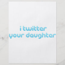 Twitter I Ihre Tochter Bedruckte Flyer