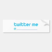 Twitter ich @ autoaufkleber
