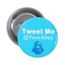 Twitter-Knopf: Tweet ich @YourAlias Buttons