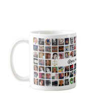 Twitter-Mosaik-Becher - besonders angefertigt