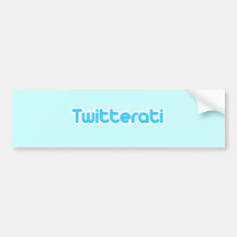 Twitterati Autoaufkleber