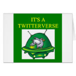 Twitteruniversum Grußkarte