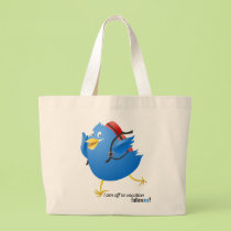 Twittervogel, der Ferien anstrebt taschen
