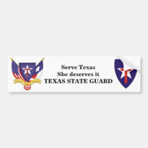 TXSG Aufschlag Texas verdient sie ihn Autoaufkleber