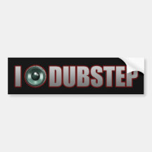 Typmädchen DUBSTEP Auto Sticker