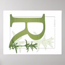 Typografisches Plakat Rosemarys