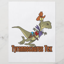 Tyrannosaurus rex tex Cowboydinosaurier Individuelle Flyer