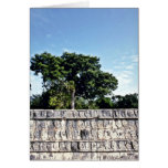 Tzompantli-Wand der Schädel, Chichen Itza Karten