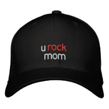 u, Felsen, Mamma Bestickte Mützen