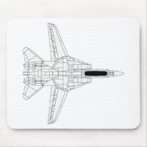 U.S.A.F. F14 Tomcat - Spitze Mousepads