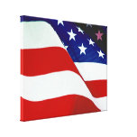 U.S.A. Flagge Galerie Falt Leinwand