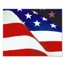 U.S.A. Flagge Photographischer Druck
