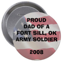 U.S. ARMEE - stolzer Vati von einem Fort Sill, OKA buttons