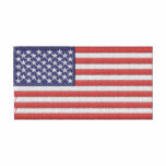U.S. Flagge Besticktes Kapuzenpulli