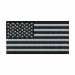 U.S. Flagge - Schwarzes Polo Hemd