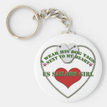 U.S. Seemann-Mädchen Keychain Schlüsselbänder