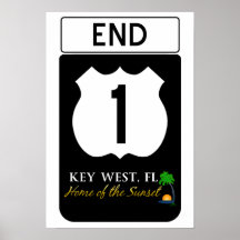 U.S. Verkehrsschild des Weg-1 Plakate