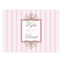 UAWG-POSTKARTE:: Paris-Streifen - Rosa