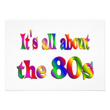 Über den 80er ankündigung
