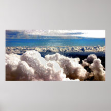 Über den Wolken - regnerische Benommenheit Plakate