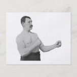 Übermäßig männlicher Mann Meme Custom Flyer