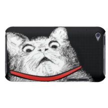 Überraschtes Katzen-Keuchen Meme - Fall iPod-Touch Barely There iPod Etuis