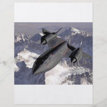 ÜberschallKampfflugzeug Vollfarbige Flyer