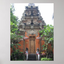 Ubud Dorf Bali Plakatdrucke