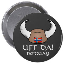 Uff DA! Norwegen Anstecknadelbutton