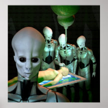UFO-Abduktion Plakat