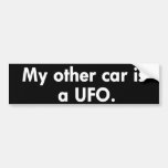 UFO-Autoaufkleber