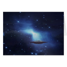 UFO-Galaxien Grußkarten