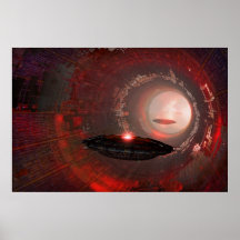 UFO-Geheimnisbasis Plakatdruck