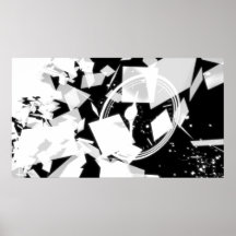Uhr-Arbeits-Ende Plakatdruck