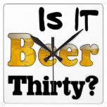 Uhr des Bier-dreißig