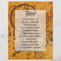 Uhrwerk-Collage Individuelle Flyer
