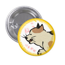 UkiyoE Animals 002 缶バッジ Cat