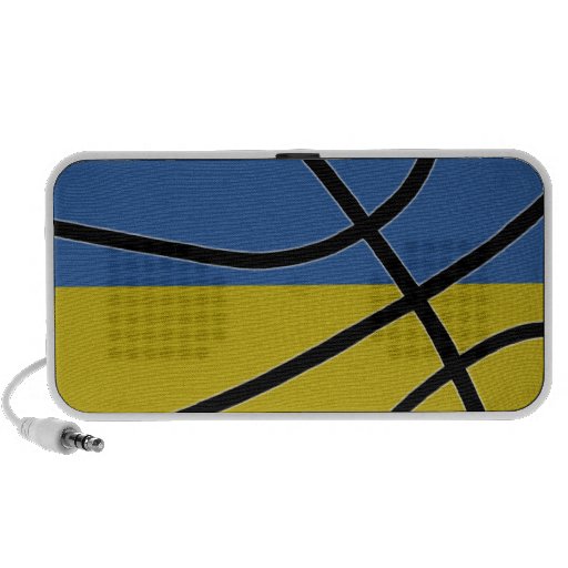 Ukraine-Basketball-Gekritzel-Lautsprecher