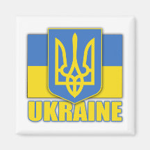 Ukraine-Wappen Kühlschrankmagnet