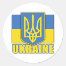 Ukraine-Wappen Sticker
