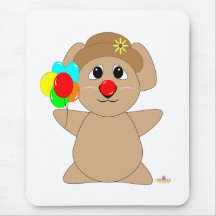 Umarmbarer Clown-Koala-Bär Mousepad