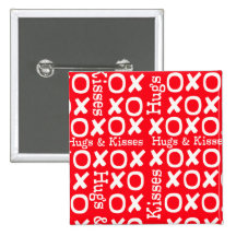 Umarmungen und Kuss-x und O Button
