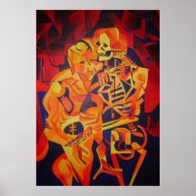 Umfassung des Todes bei Halloween Posterdrucke